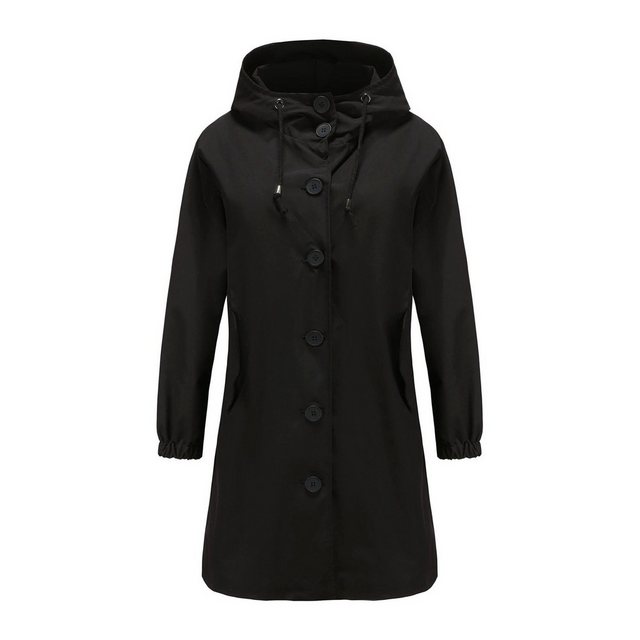 Nebelmeer Funktionsjacke Herbst Winter Kapuzen Trenchcoat Damen Casual Dame günstig online kaufen