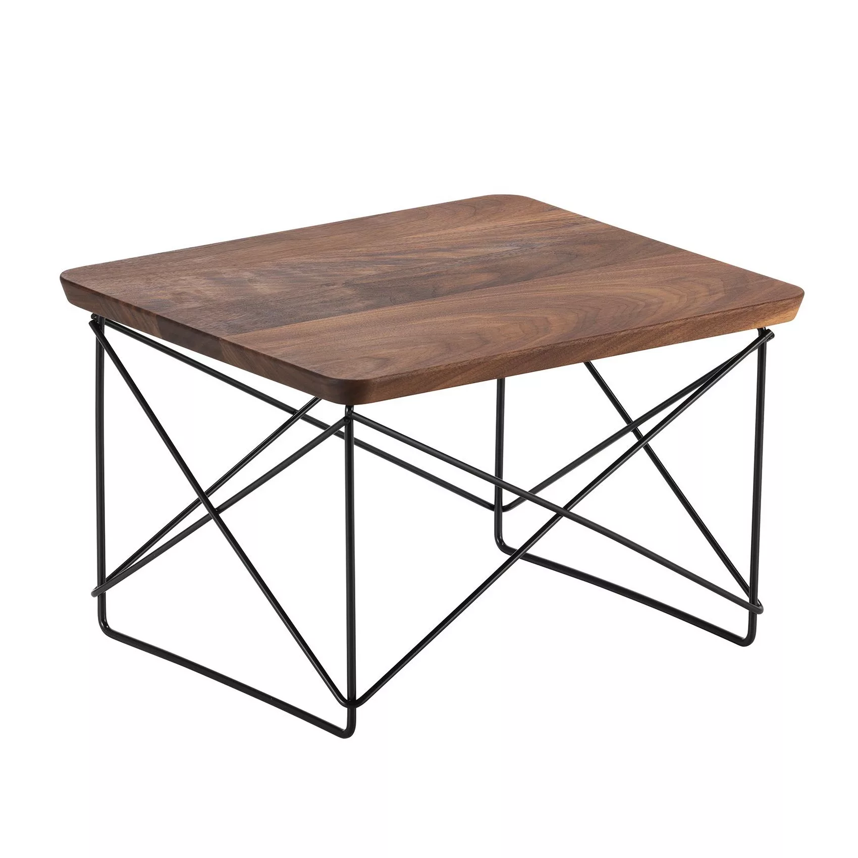 Vitra - Occasional Table LTR basic dark Beistelltisch - nussbaum/Tischplatt günstig online kaufen