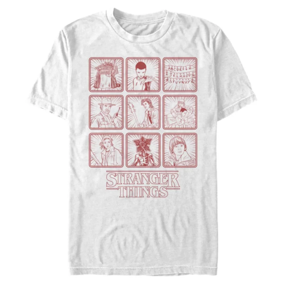 Netflix - Stranger Things - Gruppe Season One Line - Männer T-Shirt günstig online kaufen