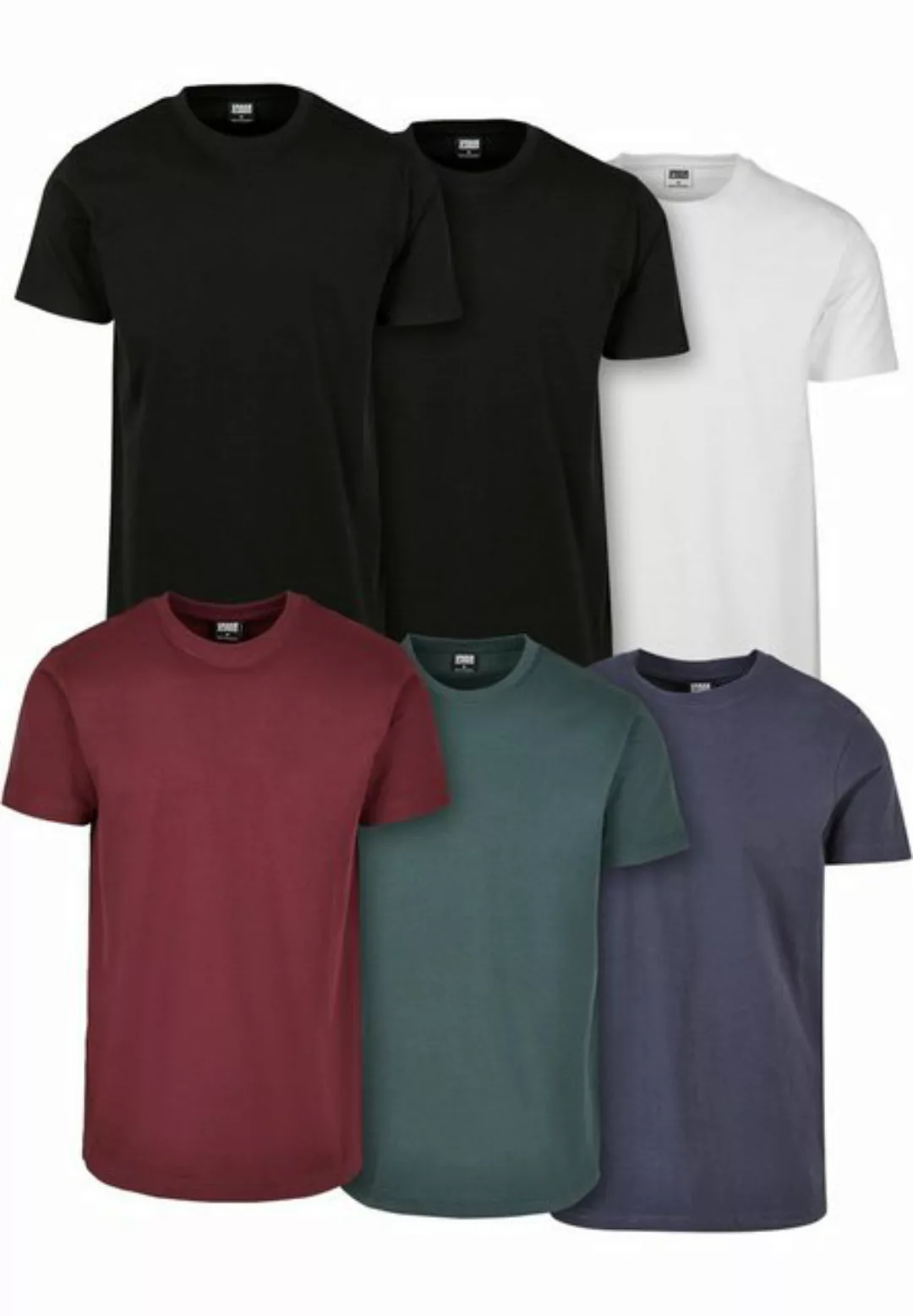 URBAN CLASSICS T-Shirt Basic Tee 6-Pack günstig online kaufen