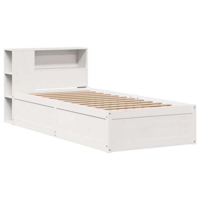 vidaXL Bett Massivholzbett ohne Matratze Weiß 90x190 cm Kiefernholz günstig online kaufen