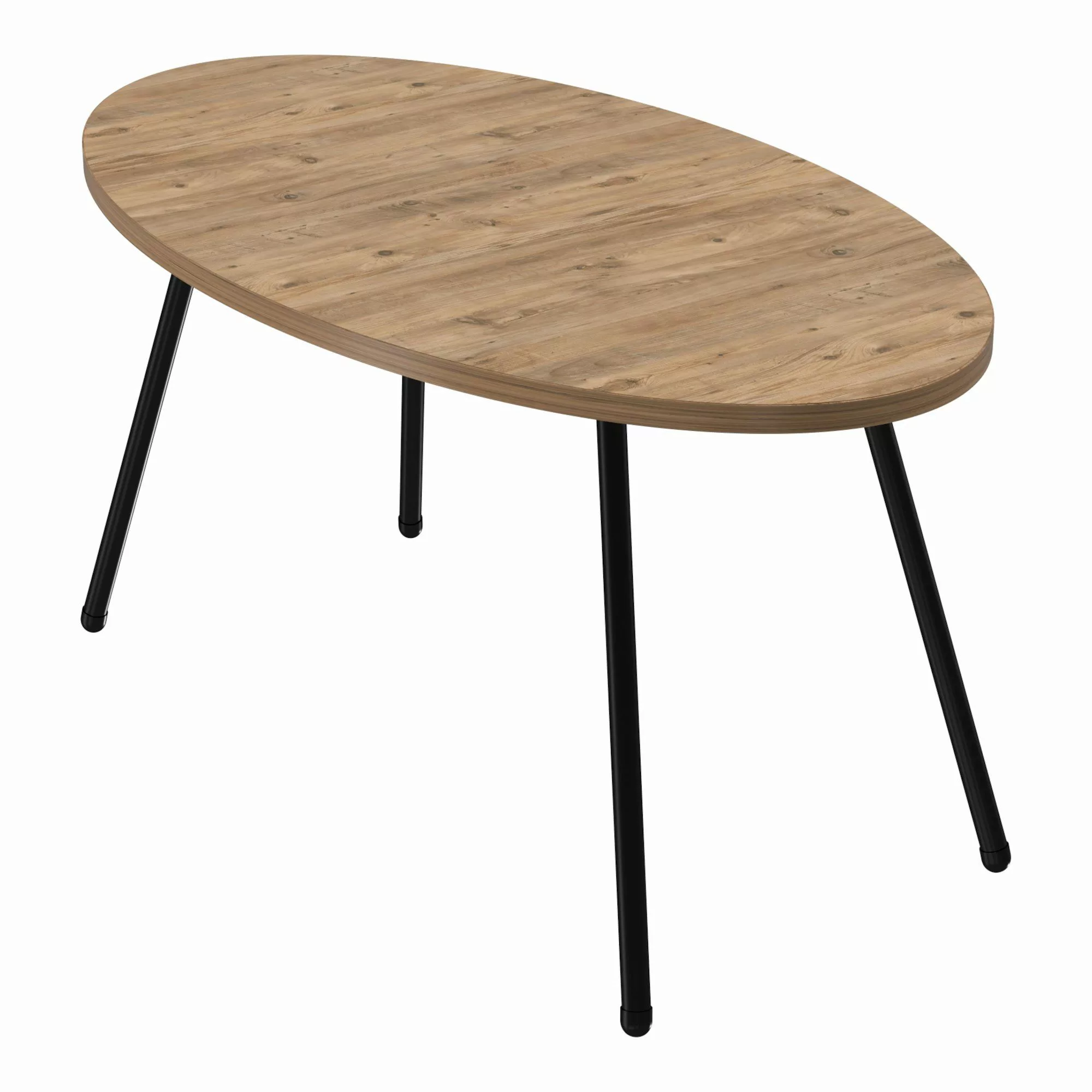 en.casa Couchtisch, »Skærbæk« Sofatisch oval 43 günstig online kaufen