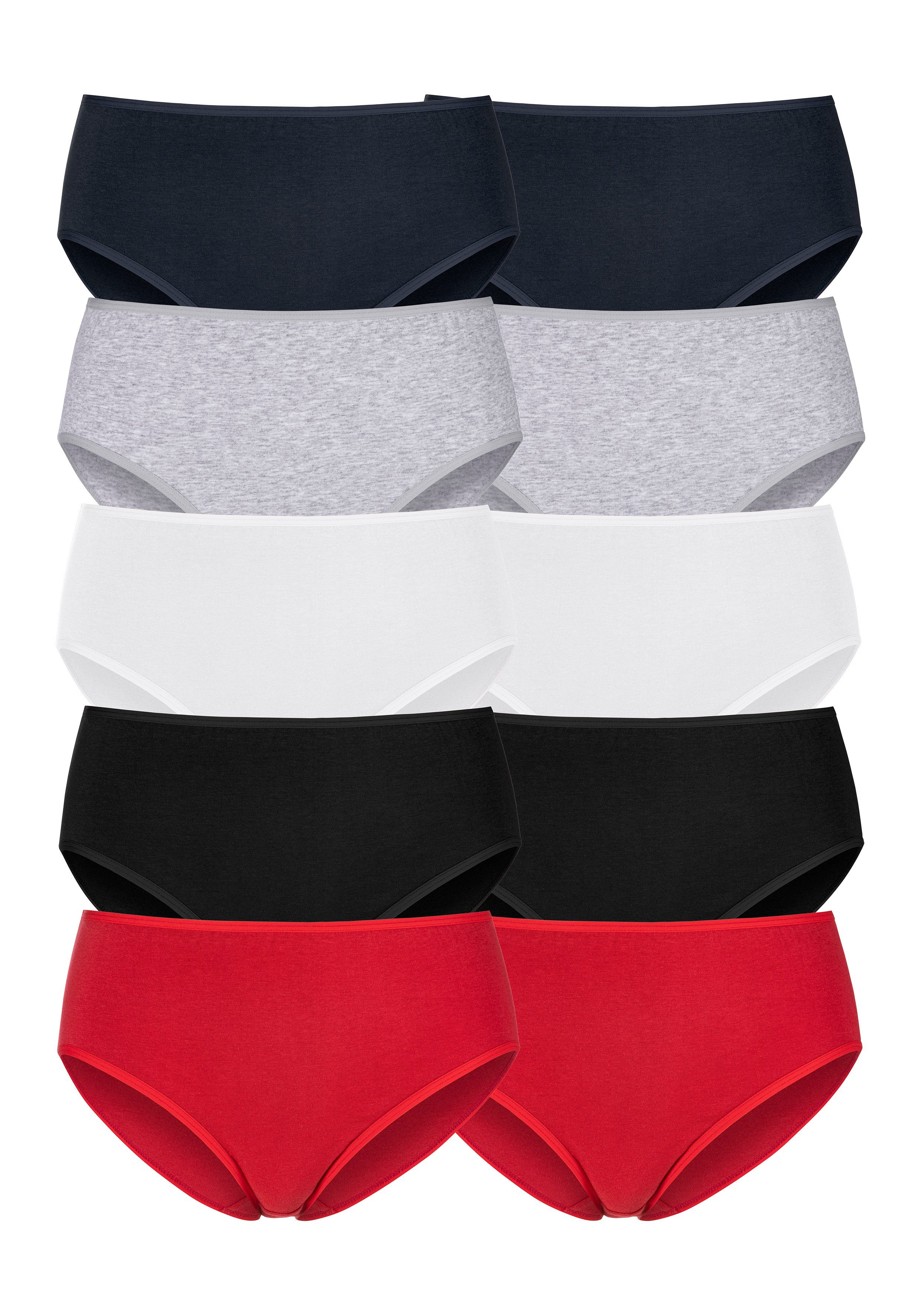 petite fleur Hüftslip (10er-Pack) aus elastischer günstig online kaufen