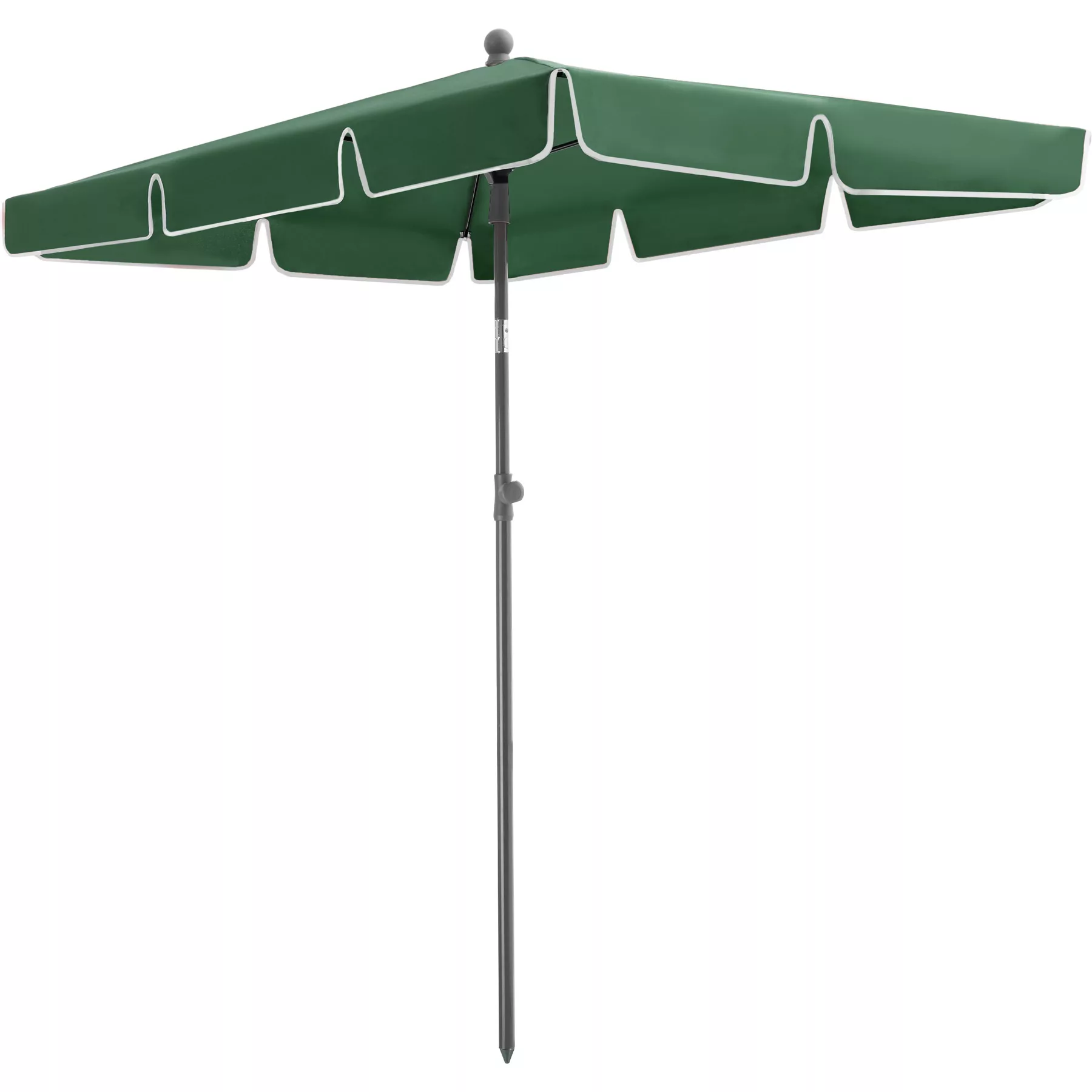Sonnenschirm Vanessa 200x125cm höhenverstellbar und neigbar - grün günstig online kaufen