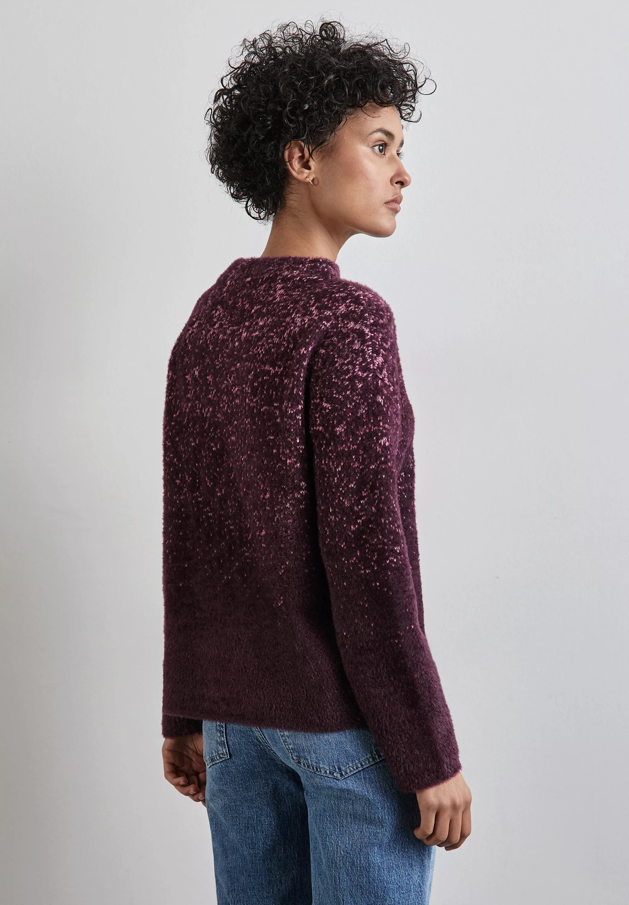 STREET ONE Strickpullover, mit Seitlichen Einschlitzen am Saum günstig online kaufen