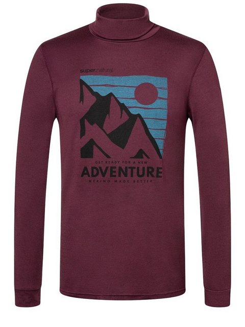 SUPER.NATURAL Rollkragenpullover Merino Pullover M ADVENTURE TURTLE angeneh günstig online kaufen