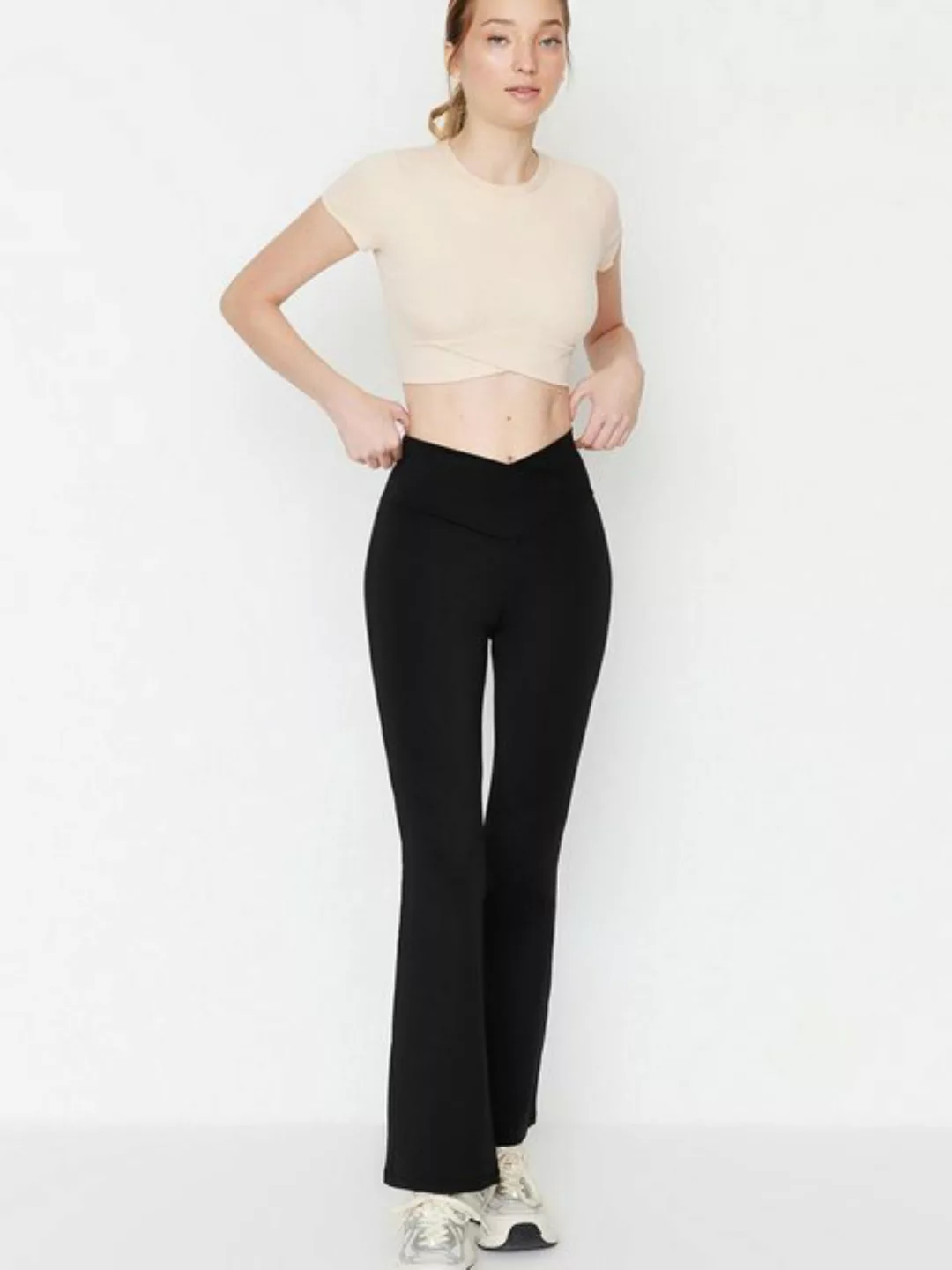 Trendyol Leggings (1-tlg) Plain/ohne Details günstig online kaufen