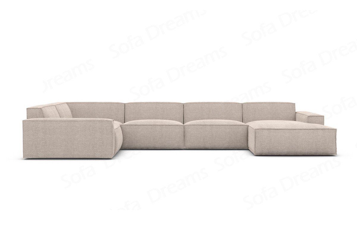 Sofa Dreams Wohnlandschaft Sofa Strukturstoff Polstersofa günstig online kaufen