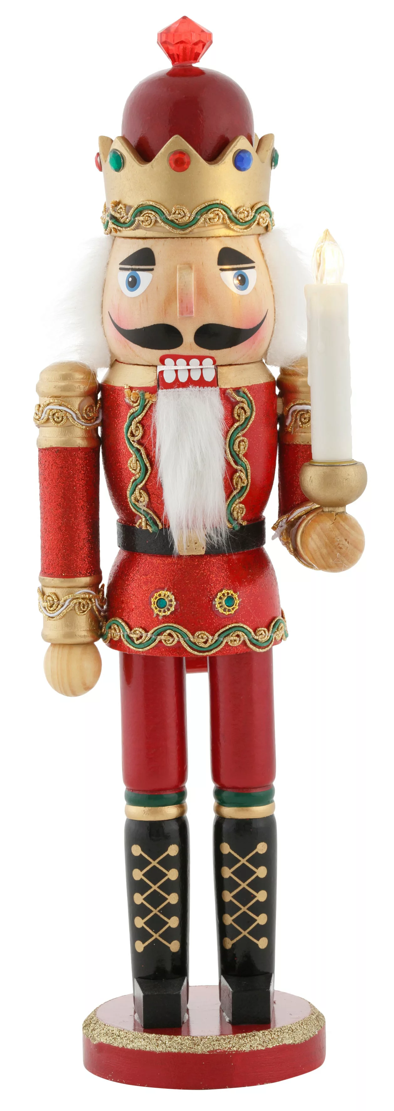 my home Weihnachtsfigur "Nussknacker", Weihnachtsdeko, Höhe ca. 38 cm, inkl günstig online kaufen