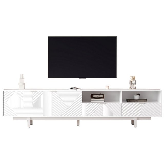 IDEASY TV-Schrank Geschnitztes Design TV-Board, minimalistisches Lowboard, günstig online kaufen