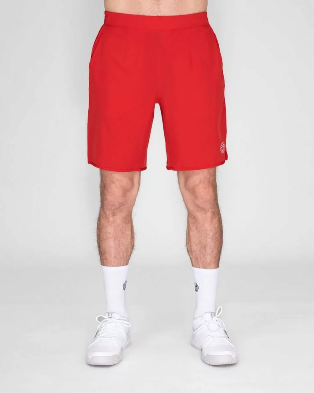 BIDI BADU Shorts Crew Tennishose kurz für Herren in rot günstig online kaufen