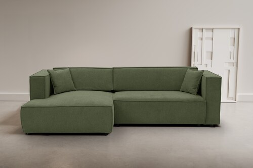 WERK2 Ecksofa Atlanta, Design Ecksofa mit hohem Komfort, Schlaffunktion & B günstig online kaufen