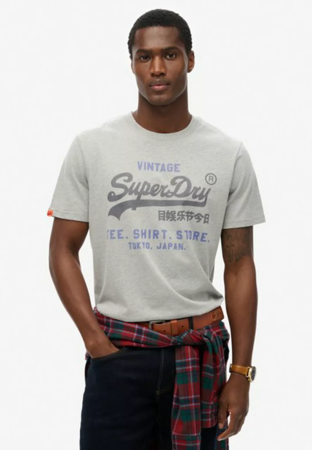 Superdry Rundhalsshirt VL HERITAGE RELAXED TEE günstig online kaufen