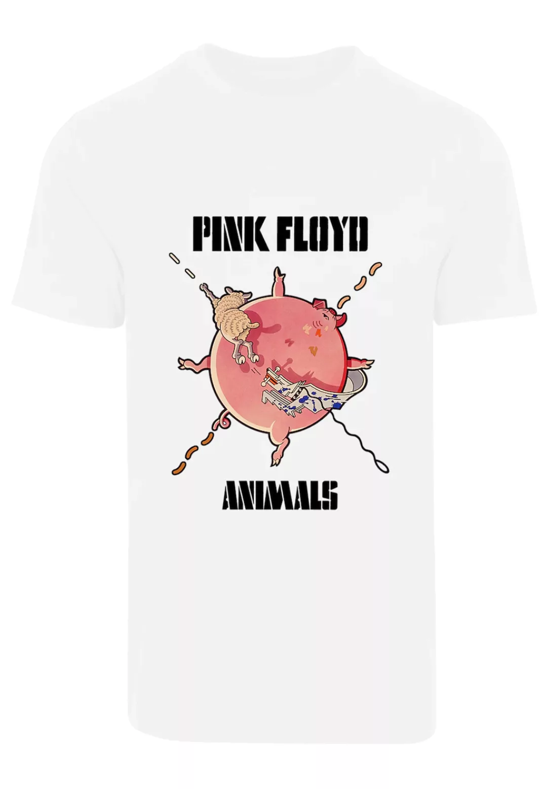 F4NT4STIC T-Shirt "Pink Floyd Fat Pig Rock Metal Musik", Herren,Premium Mer günstig online kaufen