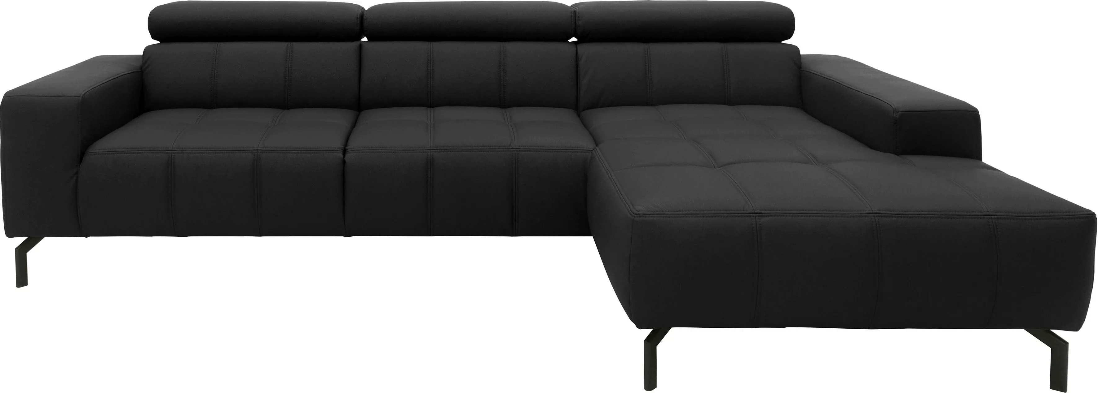 DOMO collection Ecksofa "Cunelli L-Form", wahlweise inklusive 6-fach verste günstig online kaufen