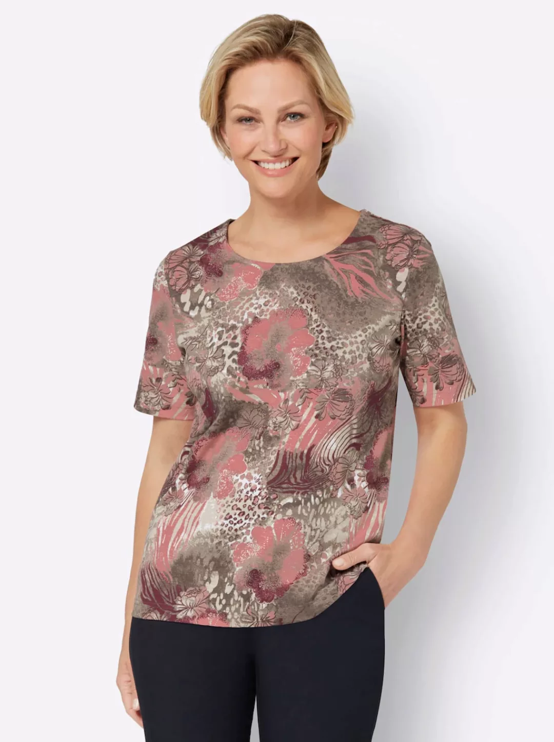 Classic Basics Rundhalsshirt "Rundhals-Shirt", (1 tlg.) günstig online kaufen