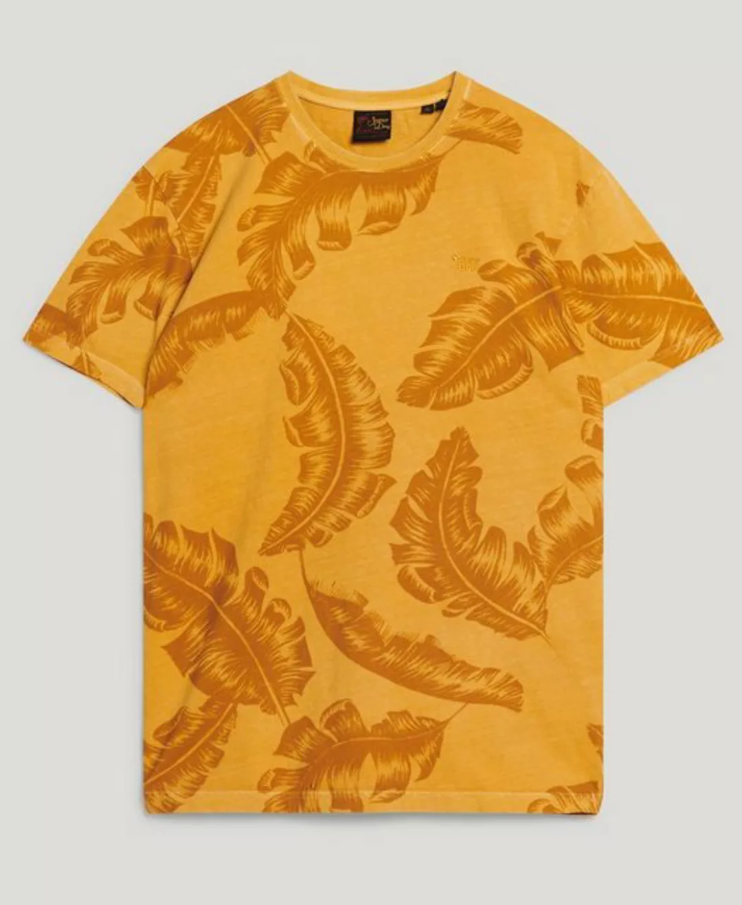 Superdry T-Shirt VINTAGE OVERDYE PRINTED TEE Desert Yellow günstig online kaufen