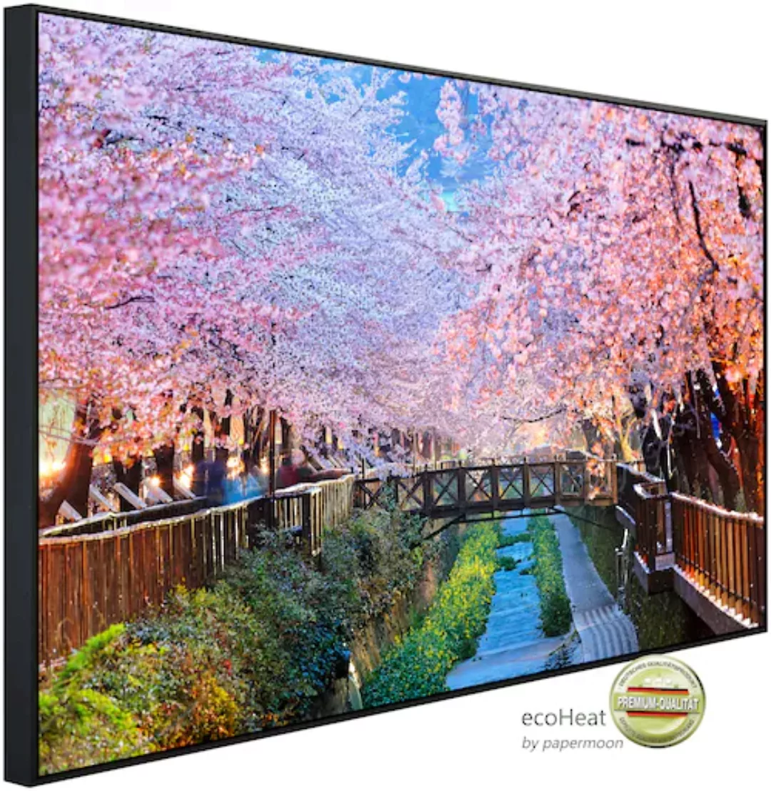 Papermoon Infrarotheizung »Kirschblüten Busan City« günstig online kaufen