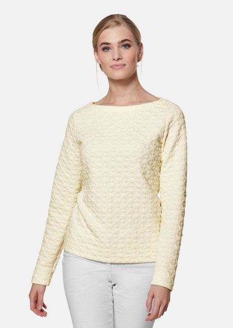 MADELEINE Langarmshirt Sweatshirt mit attraktiver Struktur günstig online kaufen