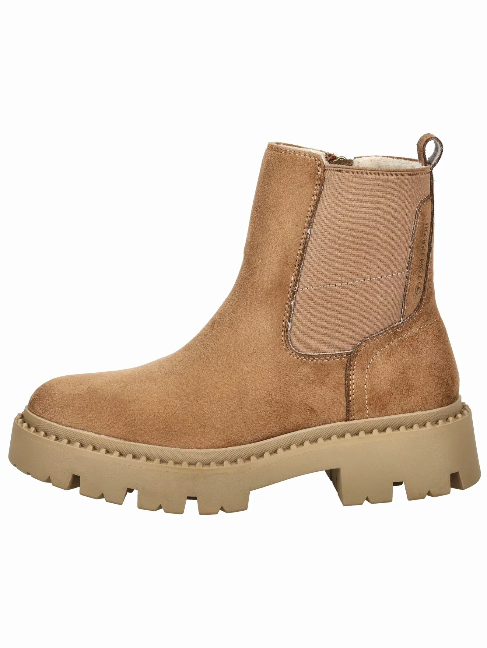 TOM TAILOR Stiefelette "Tom Tailor Stiefelette Lederimitat/Textil" günstig online kaufen