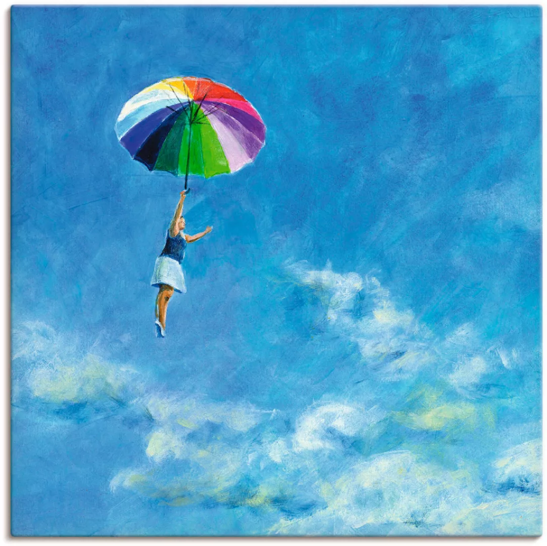 Artland Wandbild "Das Leben leben", Frau, (1 St.), als Leinwandbild, Poster günstig online kaufen