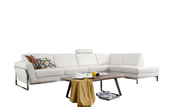 Xlmoebel Sofa Moderne Ledersofa Wohnlandschaft in L-Form mit Eckgarnitur De günstig online kaufen