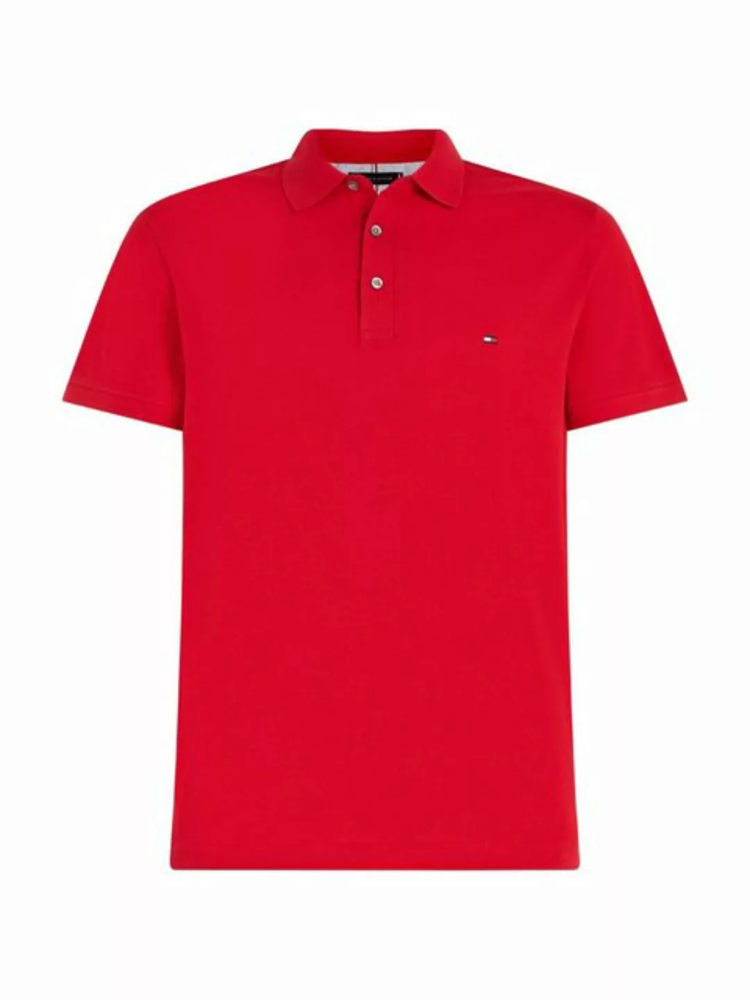 Tommy Hilfiger Poloshirt 1985 SLIM POLO Markenstickerei, aus Baumwoll-Piqué günstig online kaufen