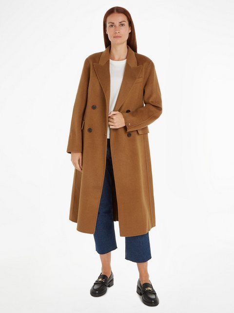 Tommy Hilfiger Wintermantel MD DF WOOL BLEND DB COAT mit Tommy Hilfiger Log günstig online kaufen