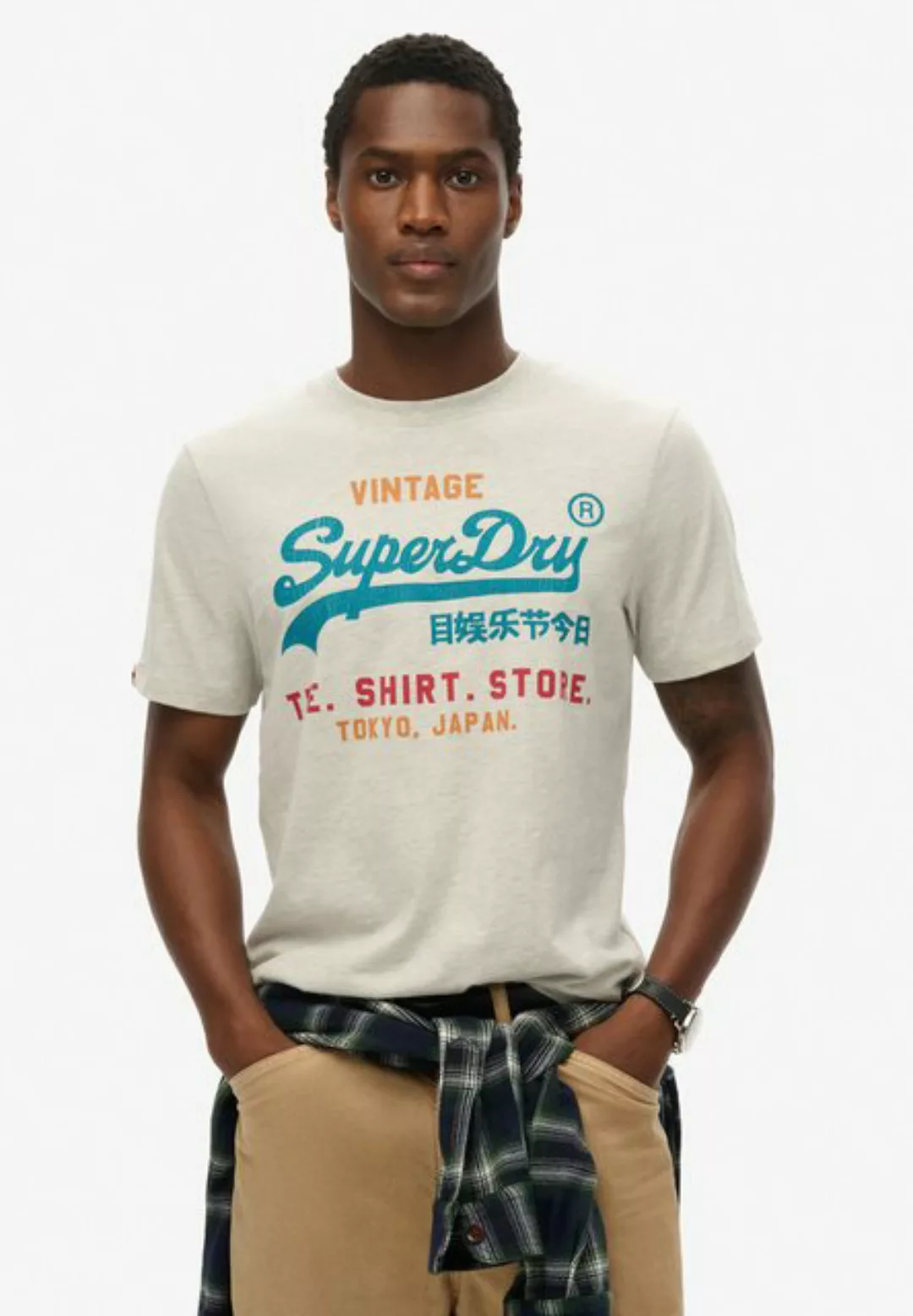 Superdry  T-Shirt Vintage entspanntes T-Shirt günstig online kaufen