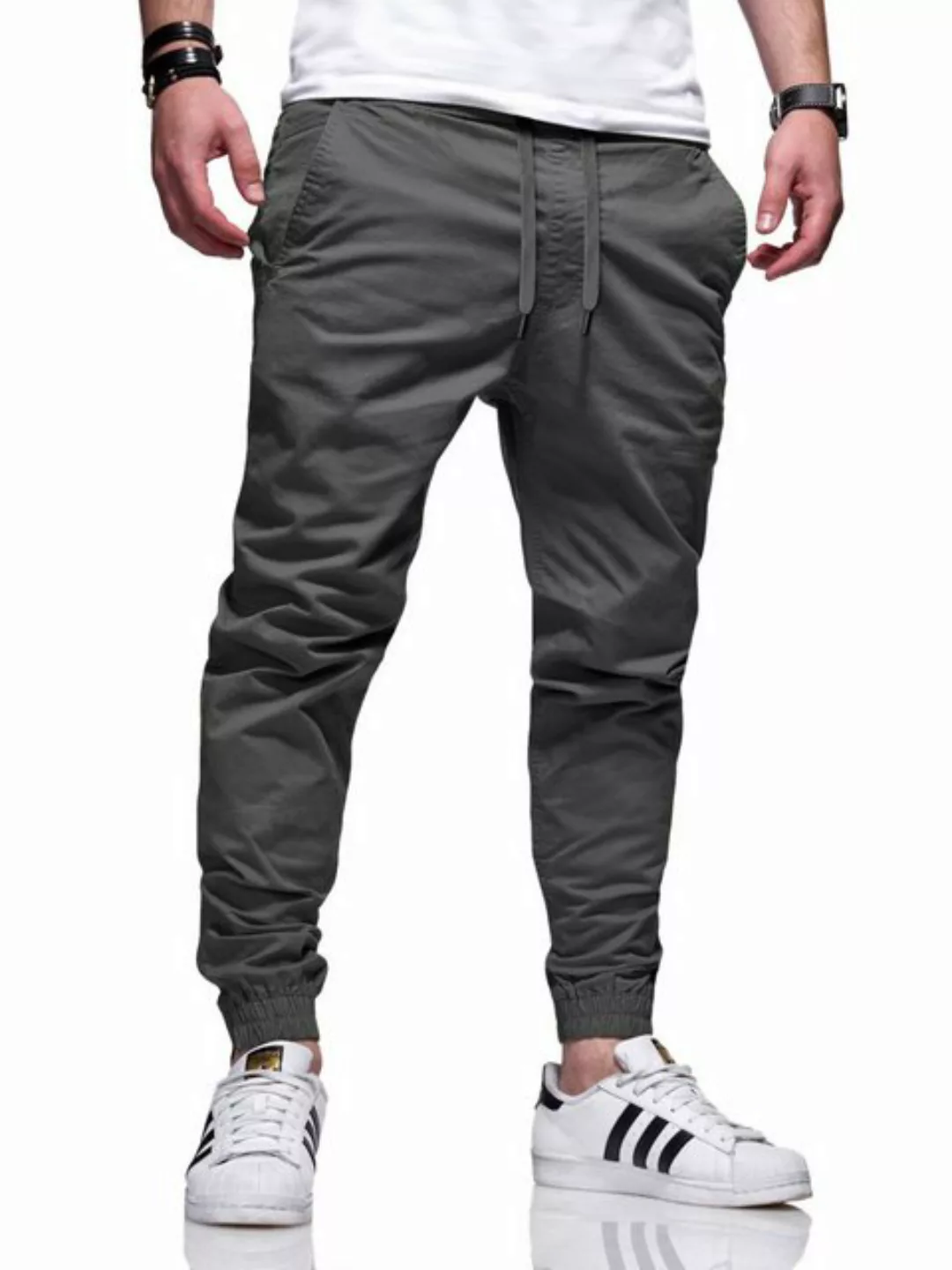 behype Chinohose BHFORLI Herren Chino Jogger Jeans Hose Freizeithose günstig online kaufen