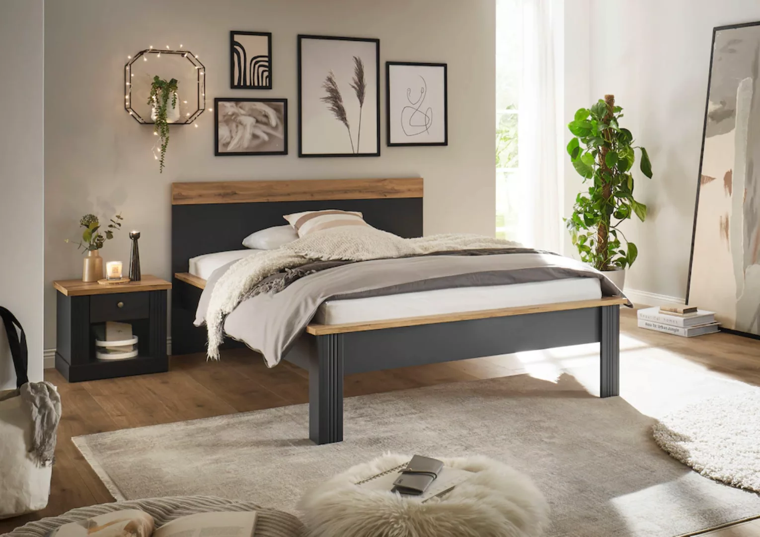 Home affaire Schlafzimmer-Set "Westminster", Bett Breite Liegefläche 90 ode günstig online kaufen