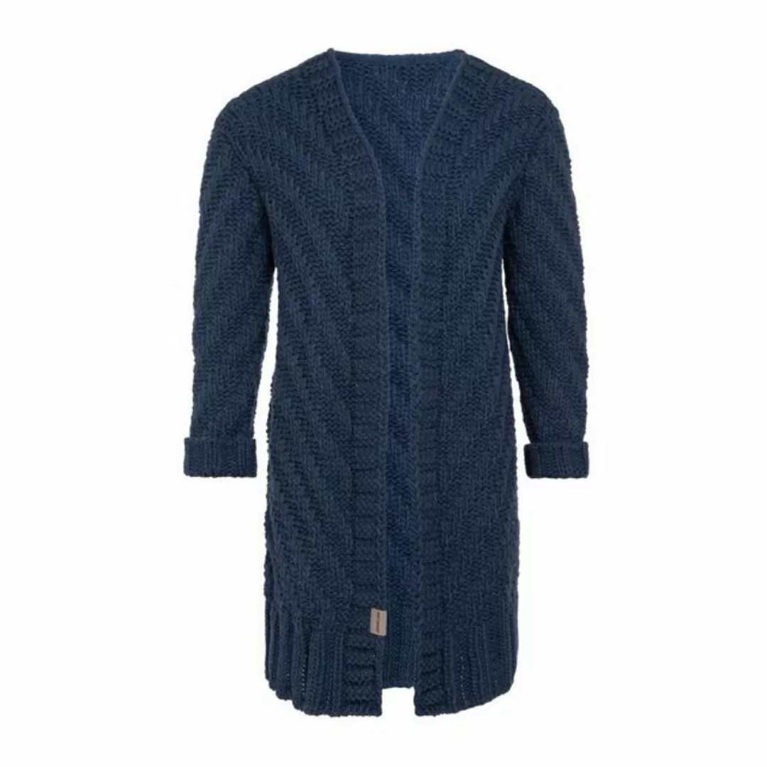 Knit Factory Strickjacke Sally Strickjacken 36/38 Glatt Dunkelblau (1-tlg) günstig online kaufen