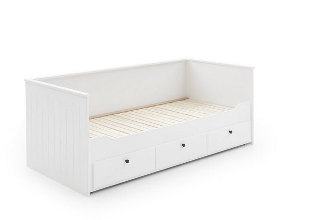 58 aufm Kessel Bettgestell Ausziehbett Grainne 205x98x80 Funktionsbett MDF günstig online kaufen