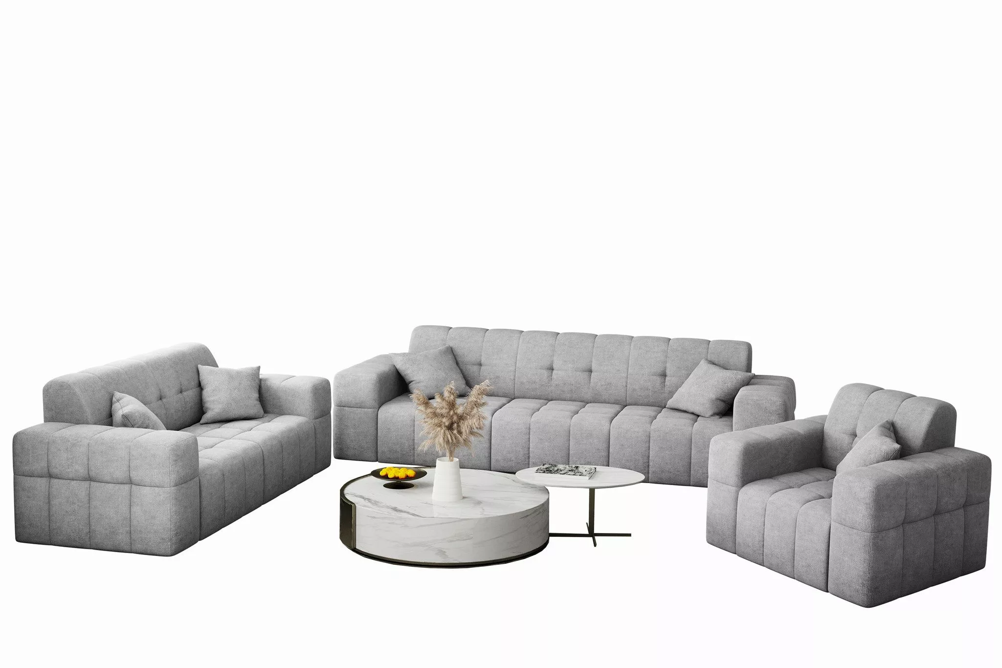 Fun Möbel Polstergarnitur Sofaset Designersofa NANCY günstig online kaufen