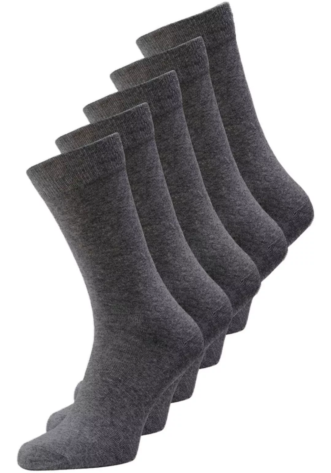 Jack & Jones Jacjens Socken 5 Paare One Size Dark Grey Melange / Detail Dgm günstig online kaufen