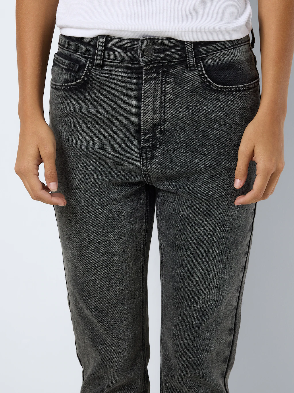 Noisy may High-waist-Jeans "NMMONI HW STRAIGHT ANK ACID AZ391DG NOOS" günstig online kaufen