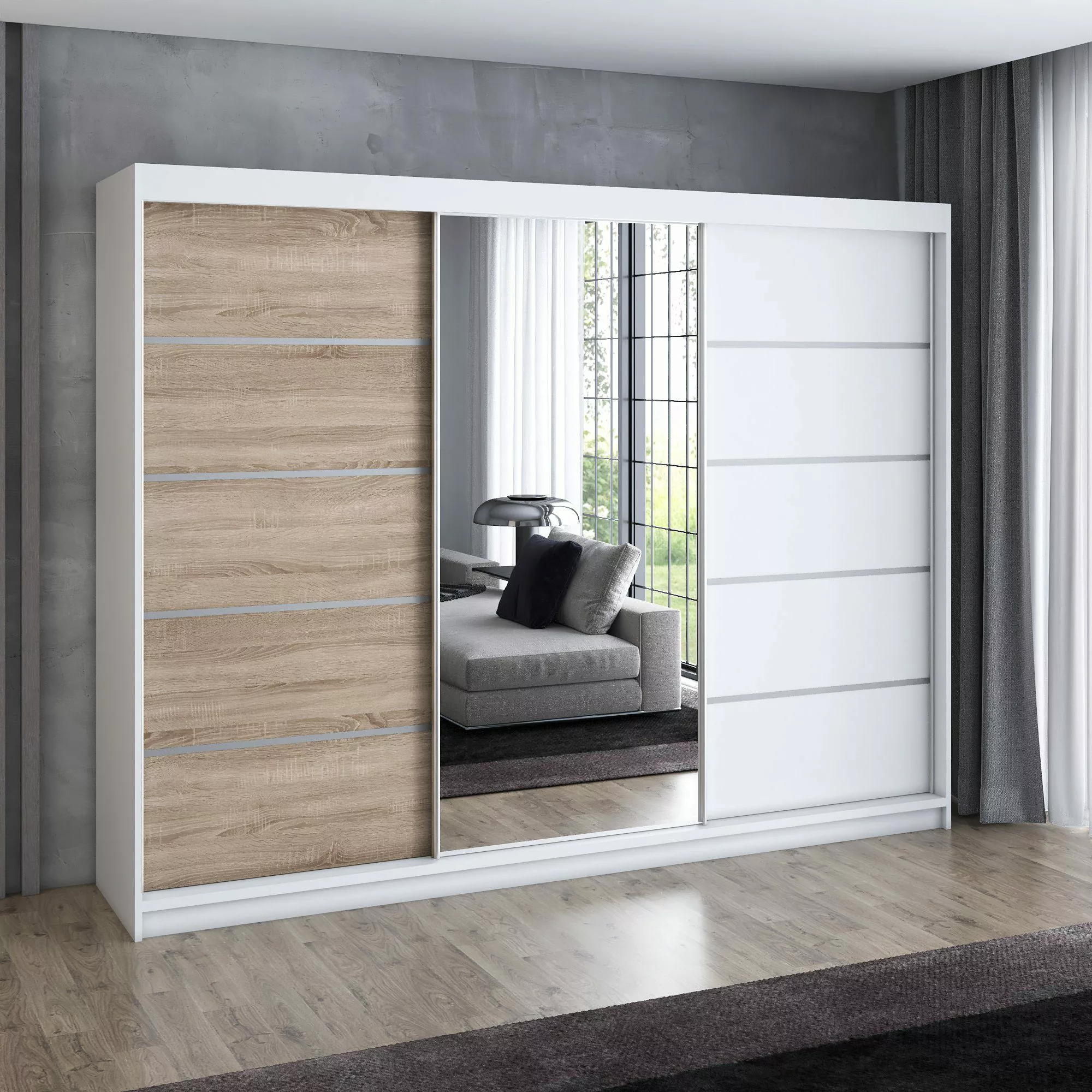 A&J MöbelLand GmbH Schwebetürenschrank VILANO 1 günstig online kaufen
