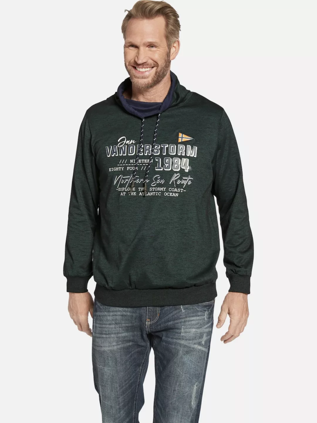 Jan Vanderstorm Kapuzensweatshirt "Sweatshirt SVERRE" günstig online kaufen