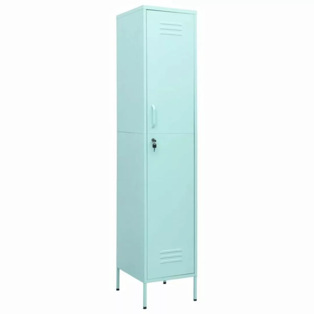 vidaXL Mehrzweckschrank Schließfachschrank Minzgrün 35x46x180 cm Stahl günstig online kaufen