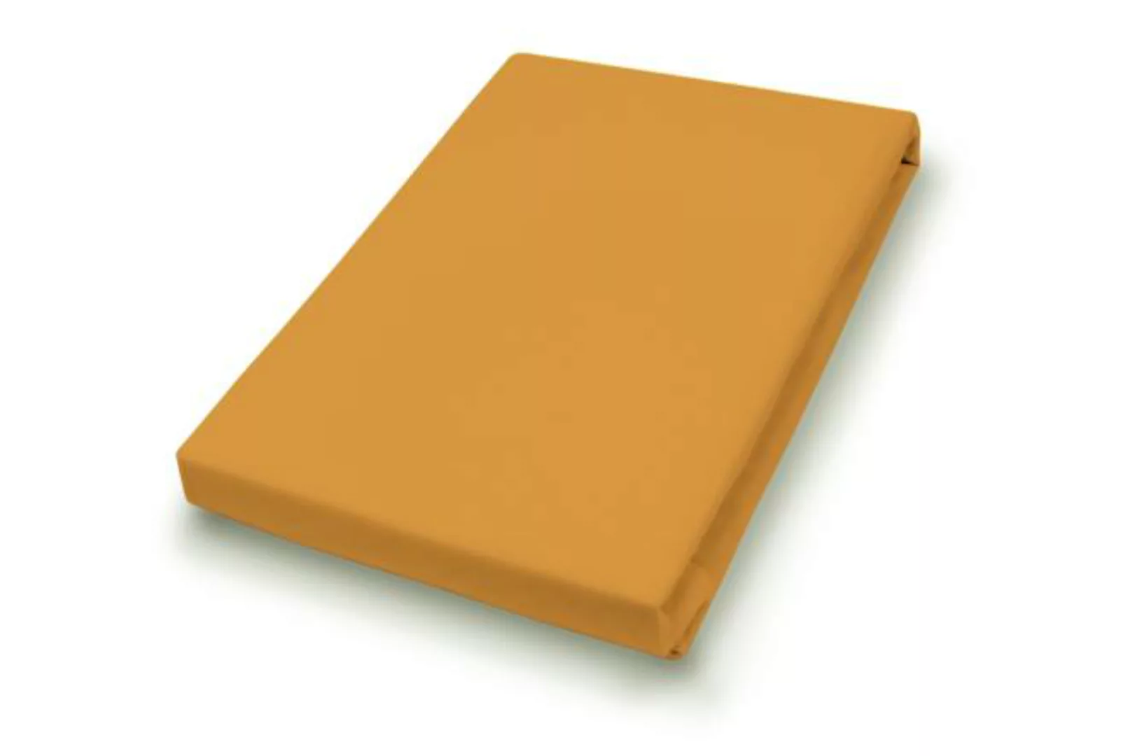 140-160x200 Elastan-Feinjersey Spannbetttuch Orange 03700-250 günstig online kaufen