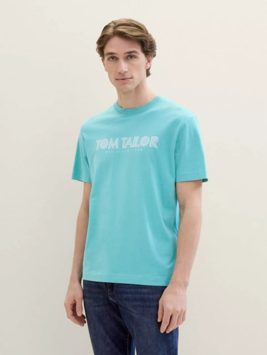 TOM TAILOR T-Shirt T-Shirt mit Logo Print günstig online kaufen