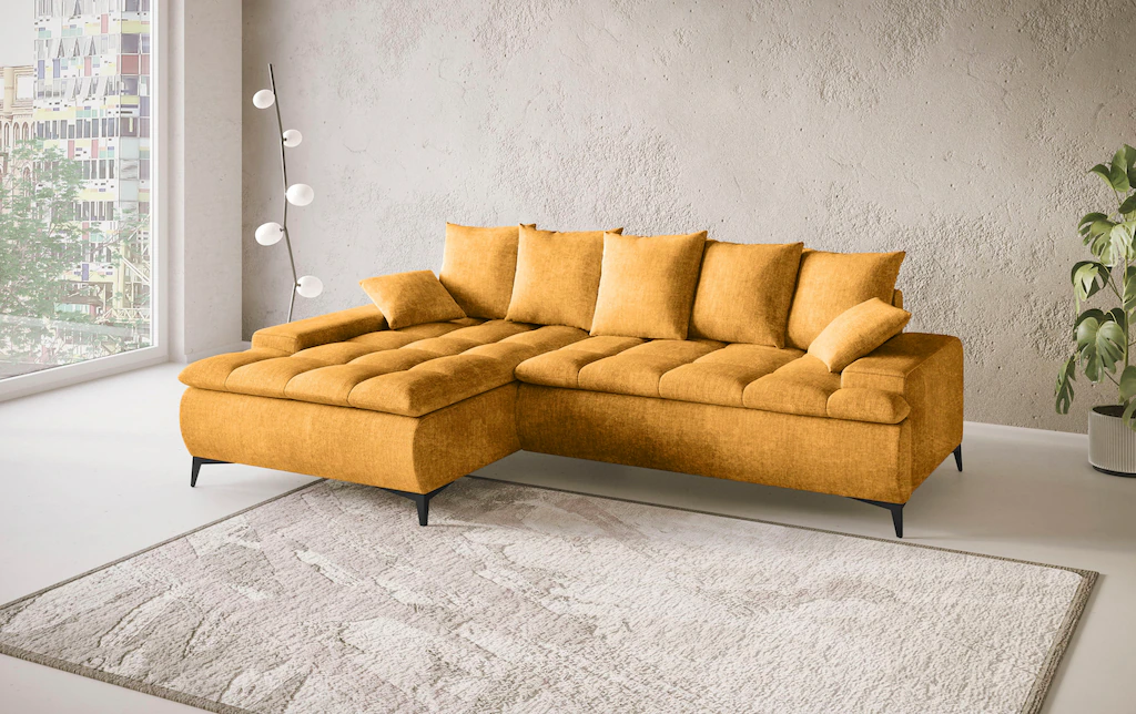 Mr. Couch Ecksofa "Haiti III, L-Form", Mit Kaltschaum, bis 140 kg belastbar günstig online kaufen