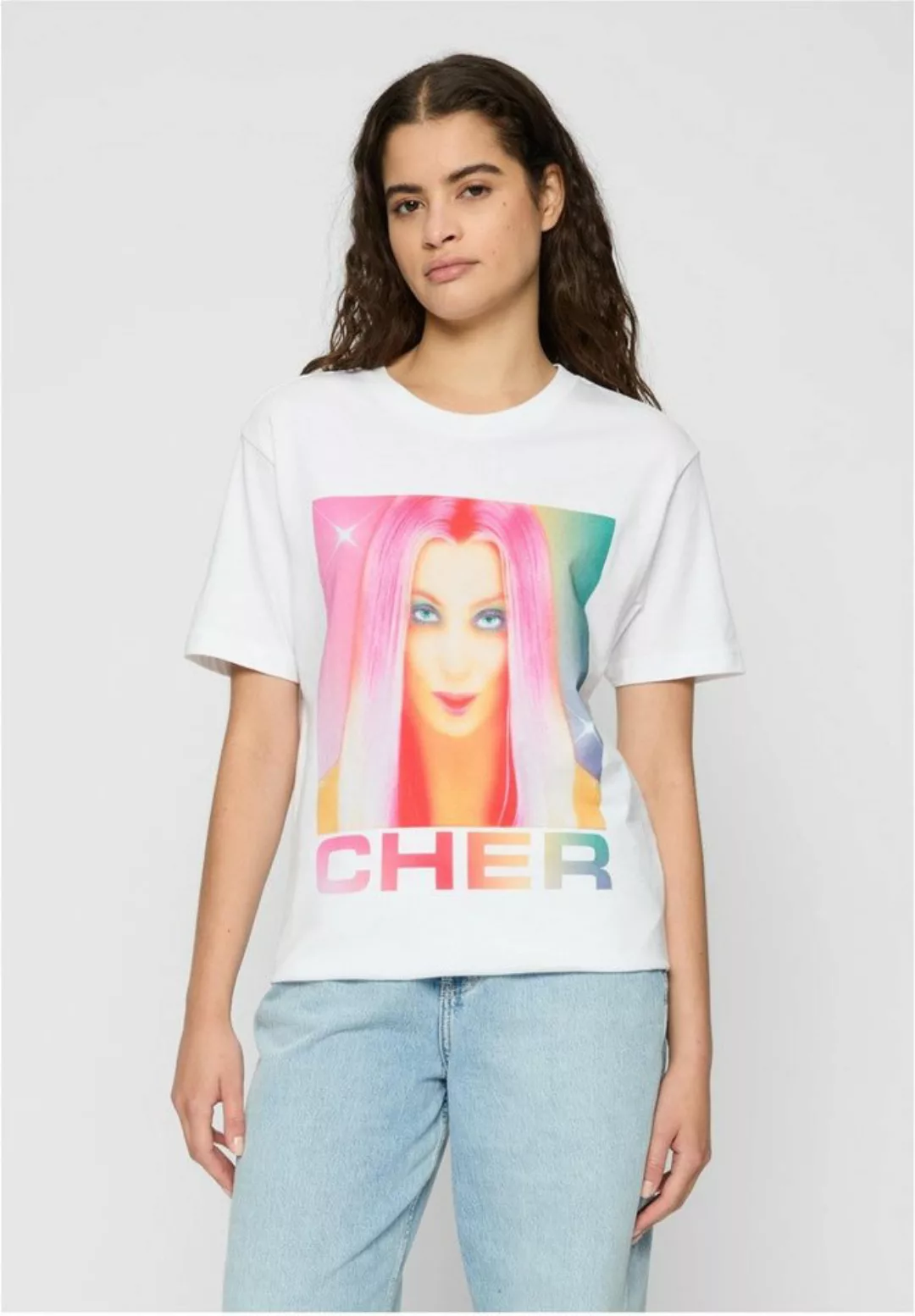 Merchcode T-Shirt Cher Prisma Tee günstig online kaufen