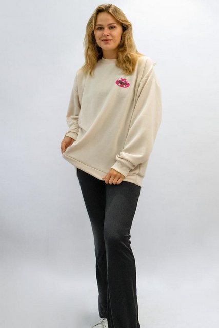 Worldclassca Sweatshirt Worldclassca Damen Oversized Sweatshirt Sweater Bed günstig online kaufen