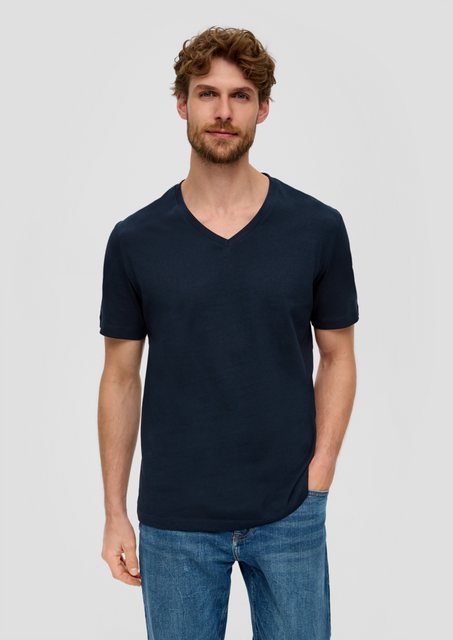 s.Oliver Kurzarmshirt Basic-T-Shirt aus Baumwolle im 2er-Pack günstig online kaufen