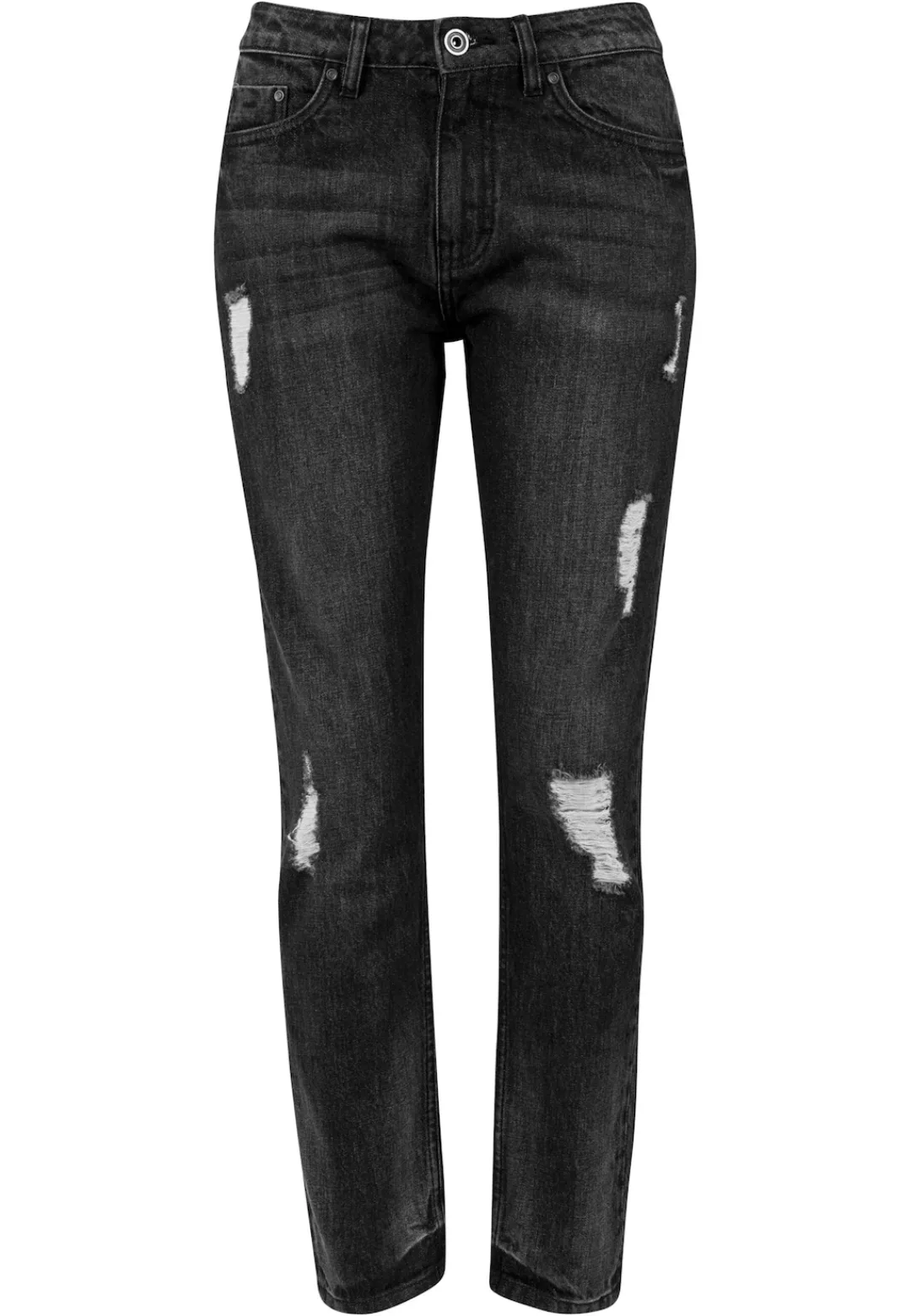 URBAN CLASSICS Bequeme Jeans "Urban Classics Damen Ladies Boyfriend Denim P günstig online kaufen