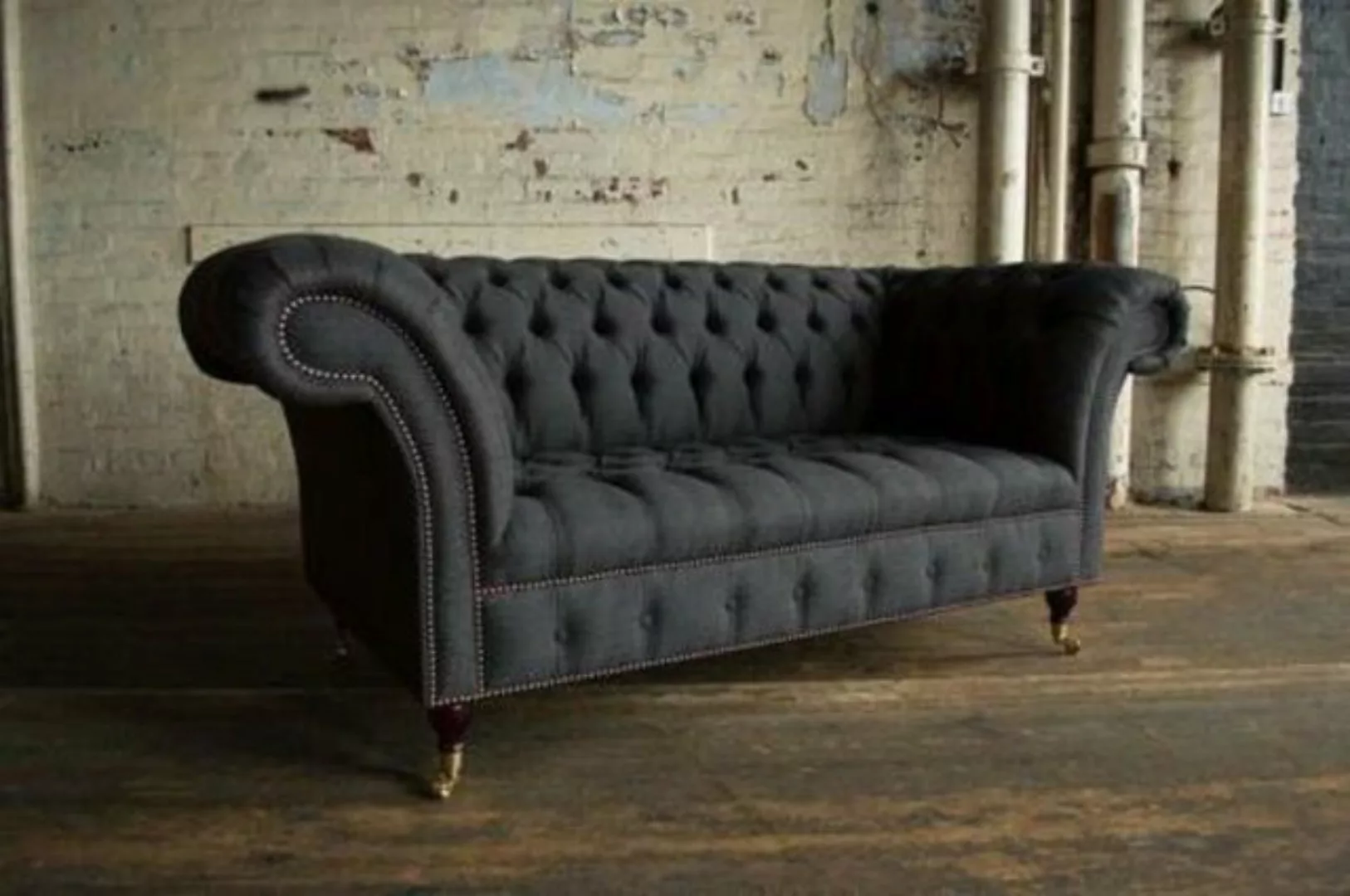 JVmoebel Sofa Design Luxus Sofa 2 Sitzer Couch Polster Klassische Textil günstig online kaufen