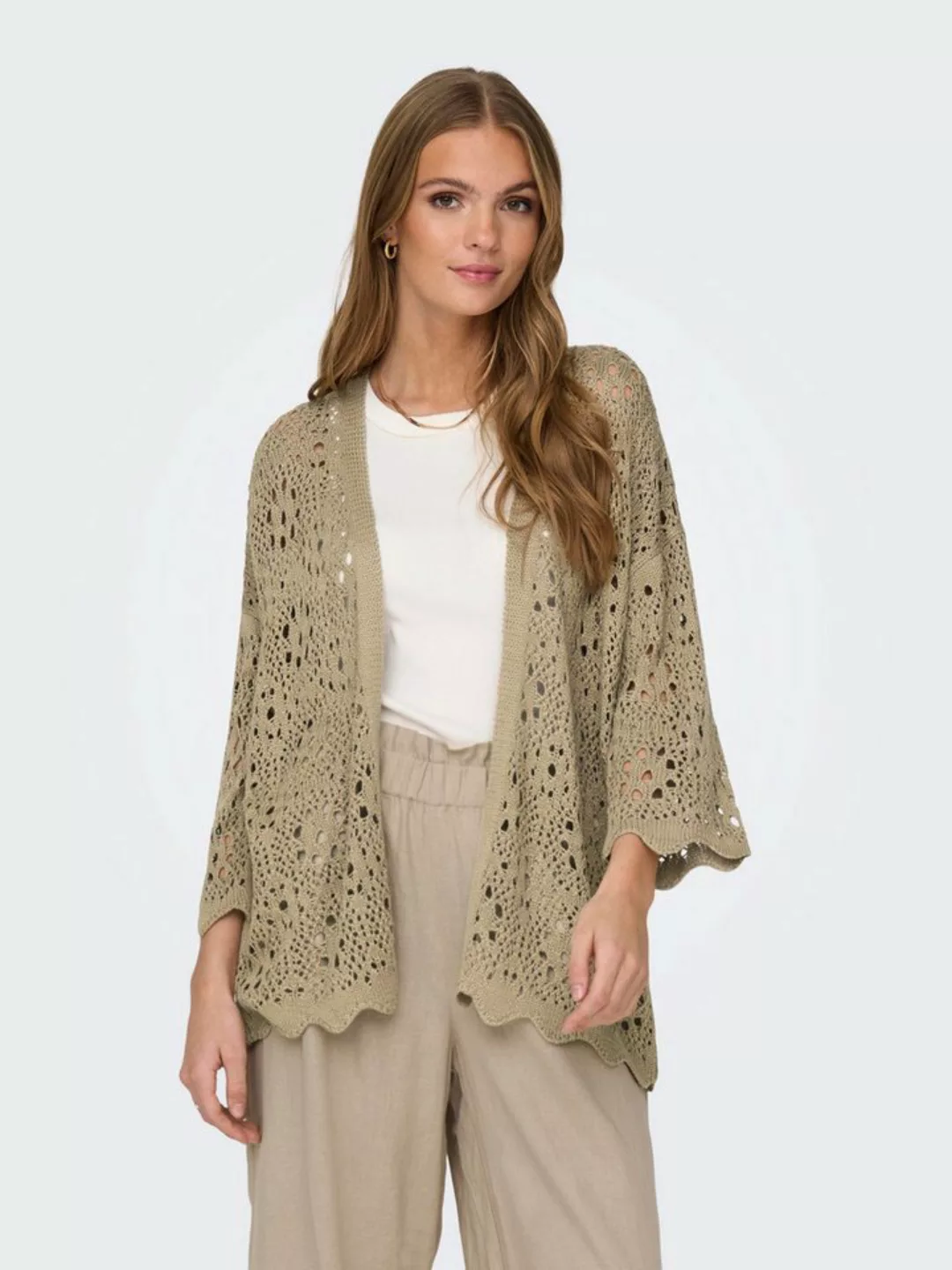 JACQUELINE de YONG Cardigan Strickjacke Kurze Struktur Eleganter Cardigan 7 günstig online kaufen