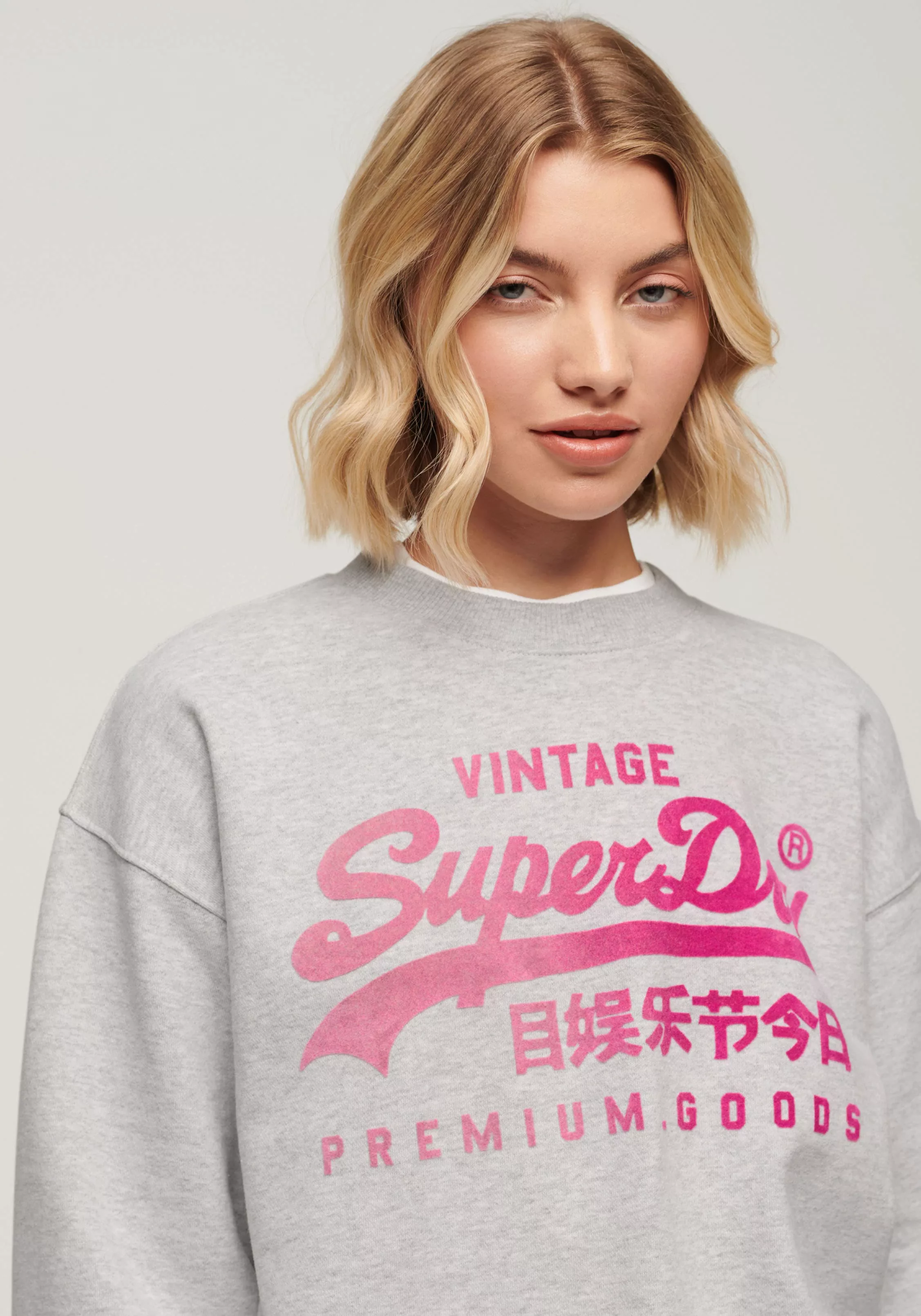 Superdry Sweatshirt TONAL VL LOOSE SWEATSHIRT günstig online kaufen