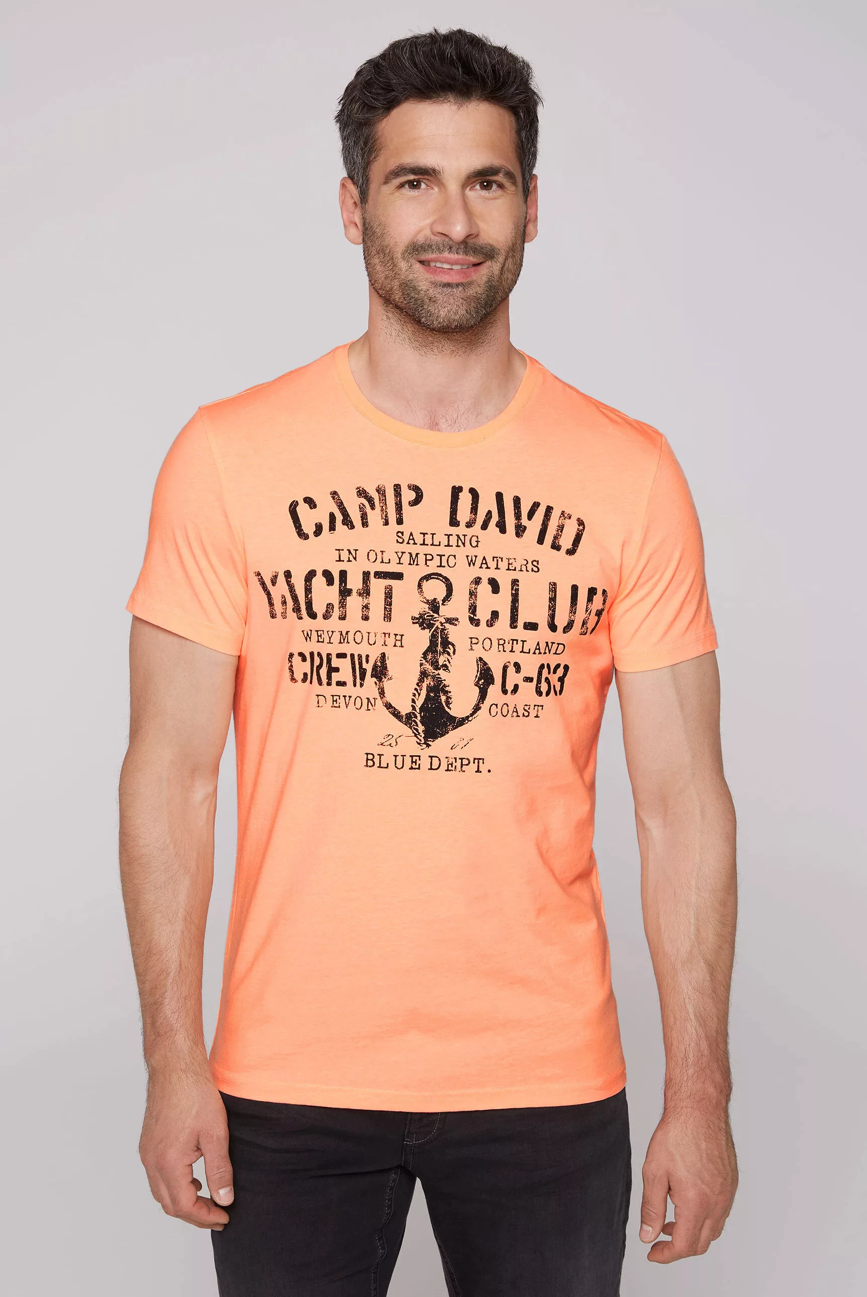 CAMP DAVID Rundhalsshirt, mit Baumwolle günstig online kaufen